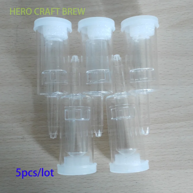 5-PACK 3-PIECE AIR LOCK Ferment Carboy Bucket Air Lock для домашнего пивоварения пива вина MOONSHINE hero craft BREW