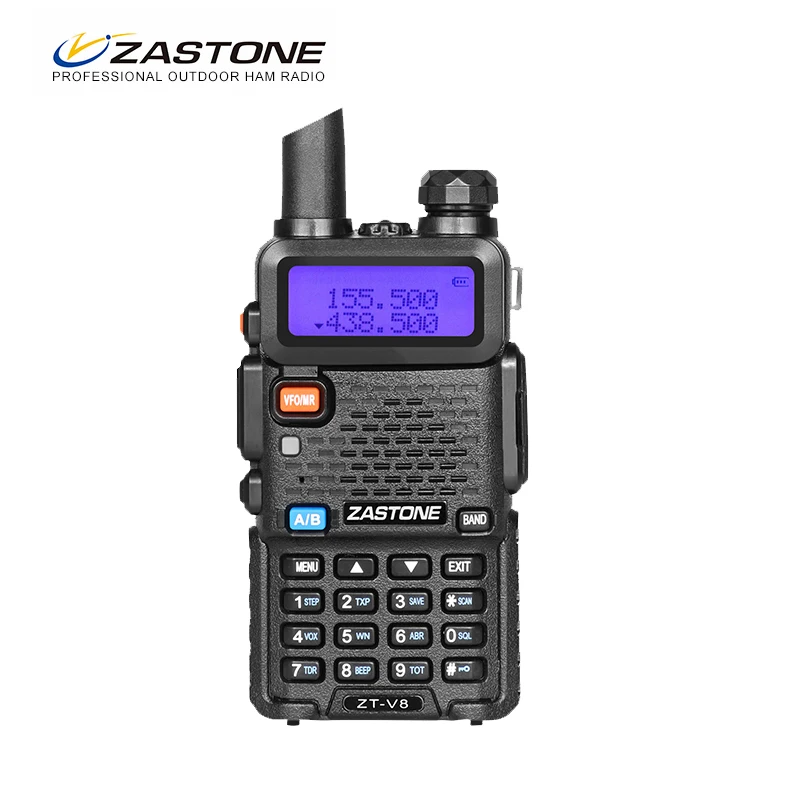 Zastone ZT V8 two way radio Dual band 136 174MHz & 400 520MHz 5W walkie