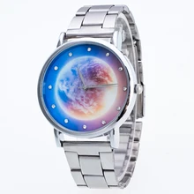 Роскошные женские Часы Женева Diamond Star наручные часы Нержавеющая сталь циферблатом группа час часы кварцевые часы мужские