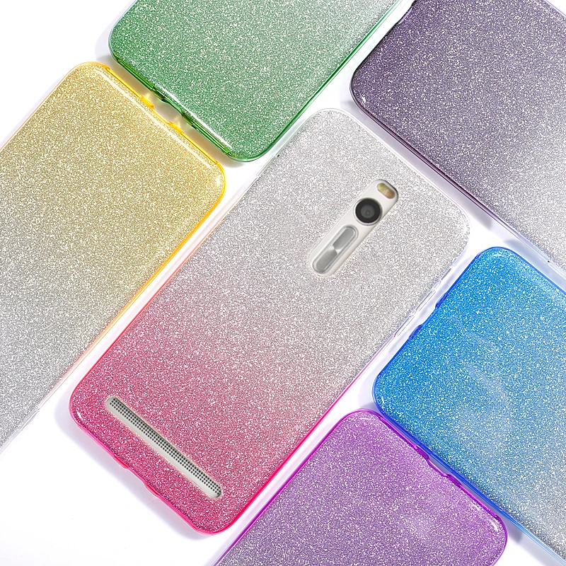 Oloey для Asus Zenfone 2 ZE551ML чехол ультра тонкий блеск ТПУ Силиконовые Коке принципиально