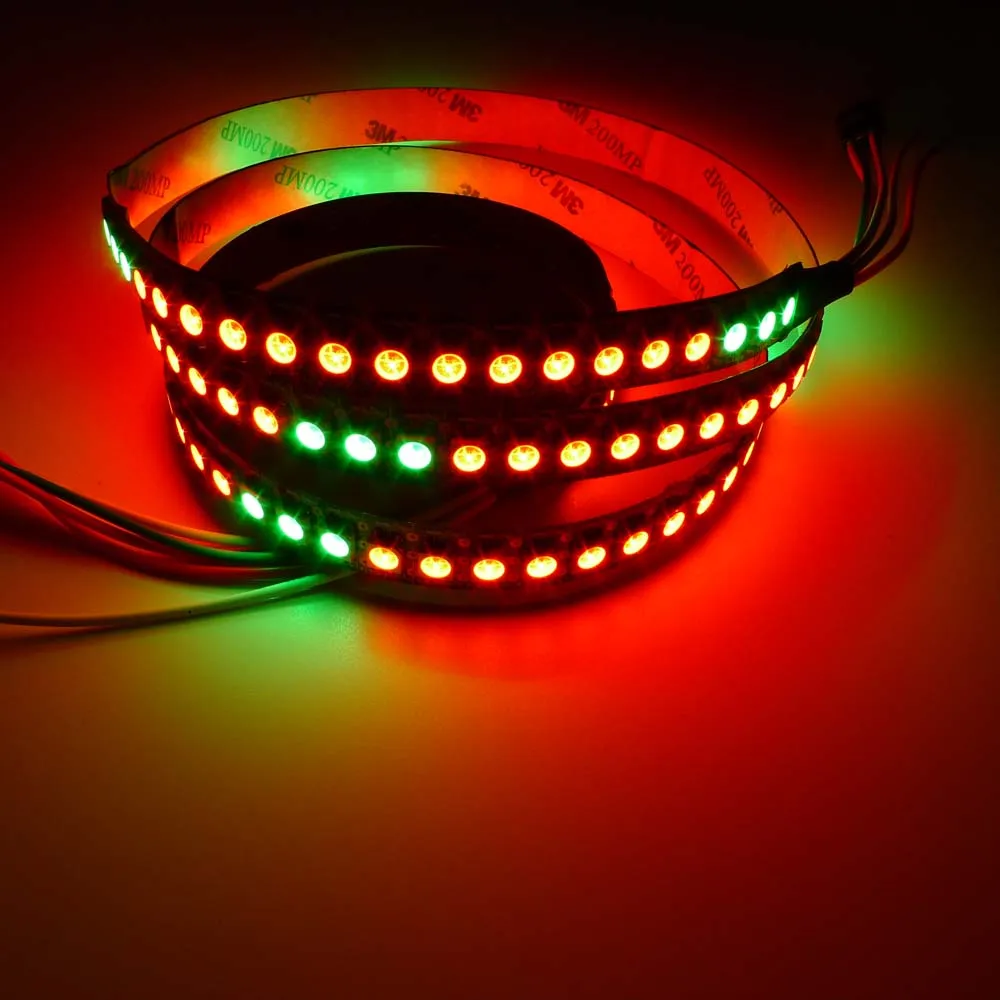 1 м 144 светодиодный s WS2812B светодисветодиодный s/M 5050 RGB Чип WS2811 IC цифровая