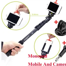 4ni1 ручной монопод для телефона 188 штатив+ держатель для мобильного телефона+ Винт gopro+ Штативы Адаптер для крепления к штативам foriPh@ ne 4S