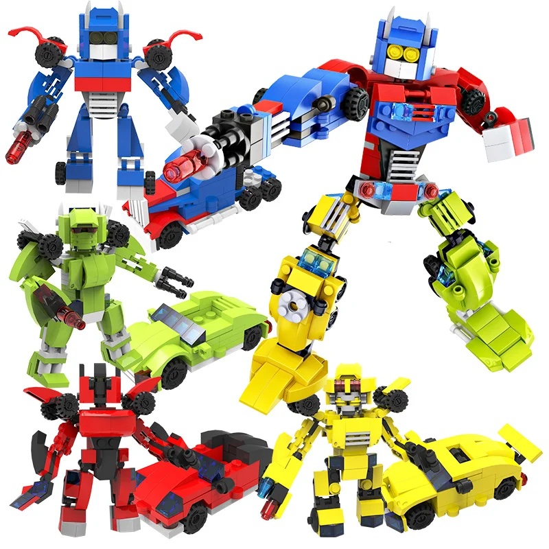 

Super Hero 1171 /506 PCS Creative Brick Robots Building Blocks Mars Creator Transformation Toys compatible with Legoed