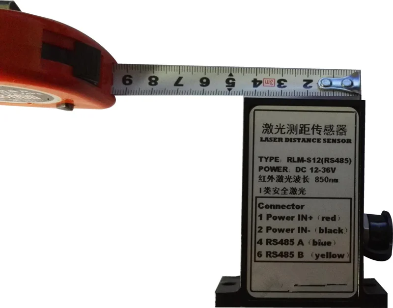 

TTL 800Hz/RS485 800Hz High frequency infrared laser ranging sensor module range finder outdoor electronic ruler 12m 850nm Laser