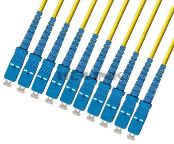 

LODFIBER 900M SC-SC Indoor Armored Singlemode 10 Strands Fiber Optic Cable Patch Cord 9/125