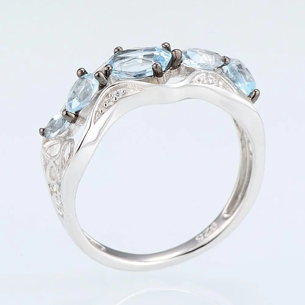 R304551SBKZSK925-SV3-Silver Ring