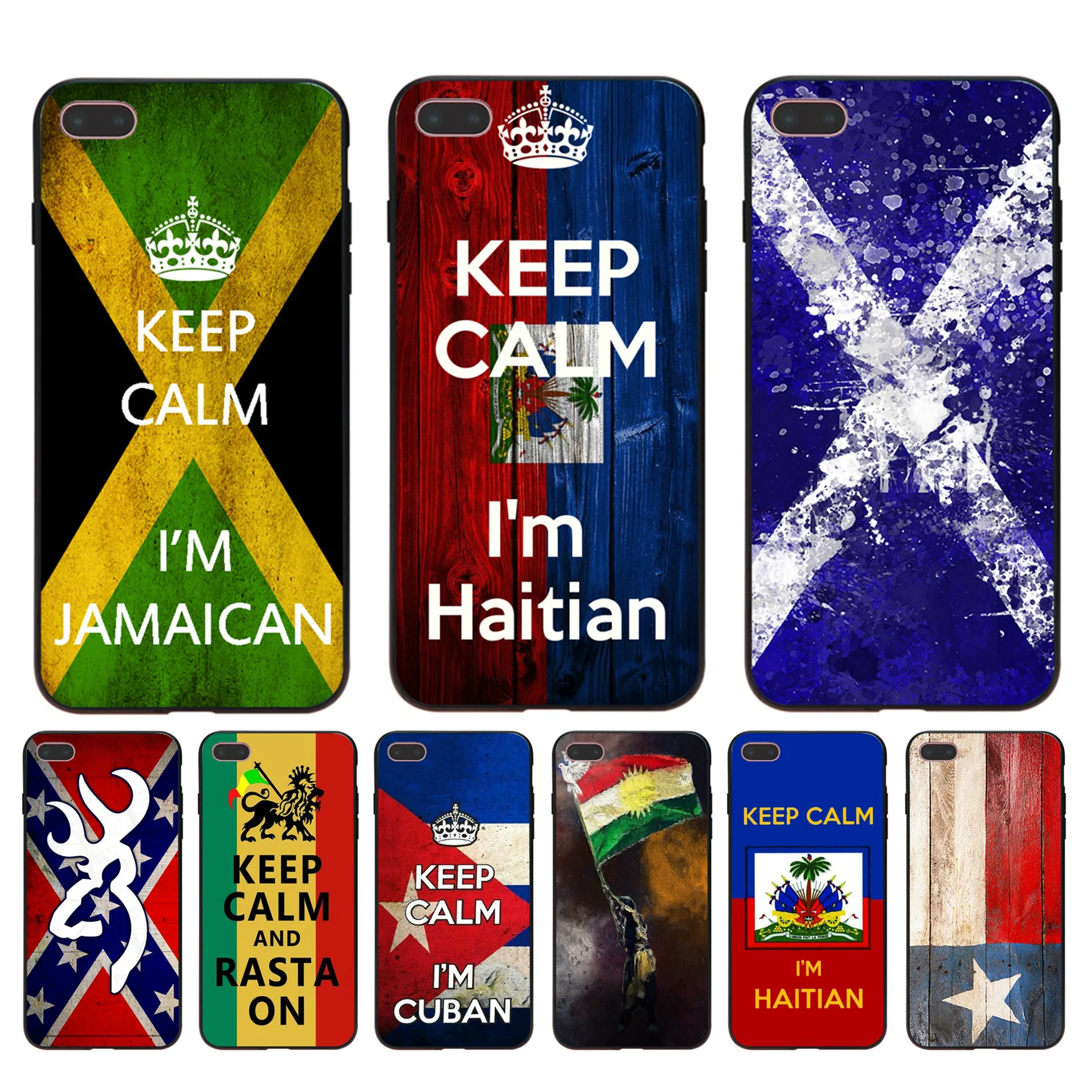 

MaiYaCa keep clam and i'm haitian cuban On Sale Cool Phone Accessories Case for iPhone 8 7 6 6S Plus X 5 5S SE 11pro max case