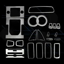 Стайлинга автомобилей! 22 шт во внутренней ABS аксессуары для салона автомобиля декоративная рамка планки для Land Rover LR4 Дискавери 4 2010