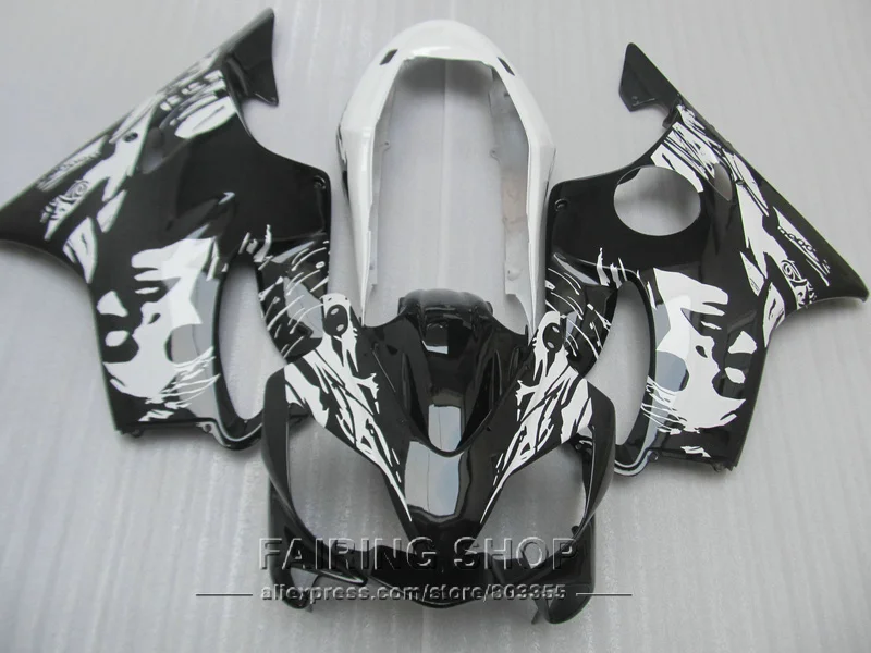 Лучшие Обтекатели для Honda CBR 600F4i 2004 2005 2006 2007 ( scrawl белый и черный) комплект обтекателей Cbr 600 f4i 04 05 06 07 ll09|fairings for