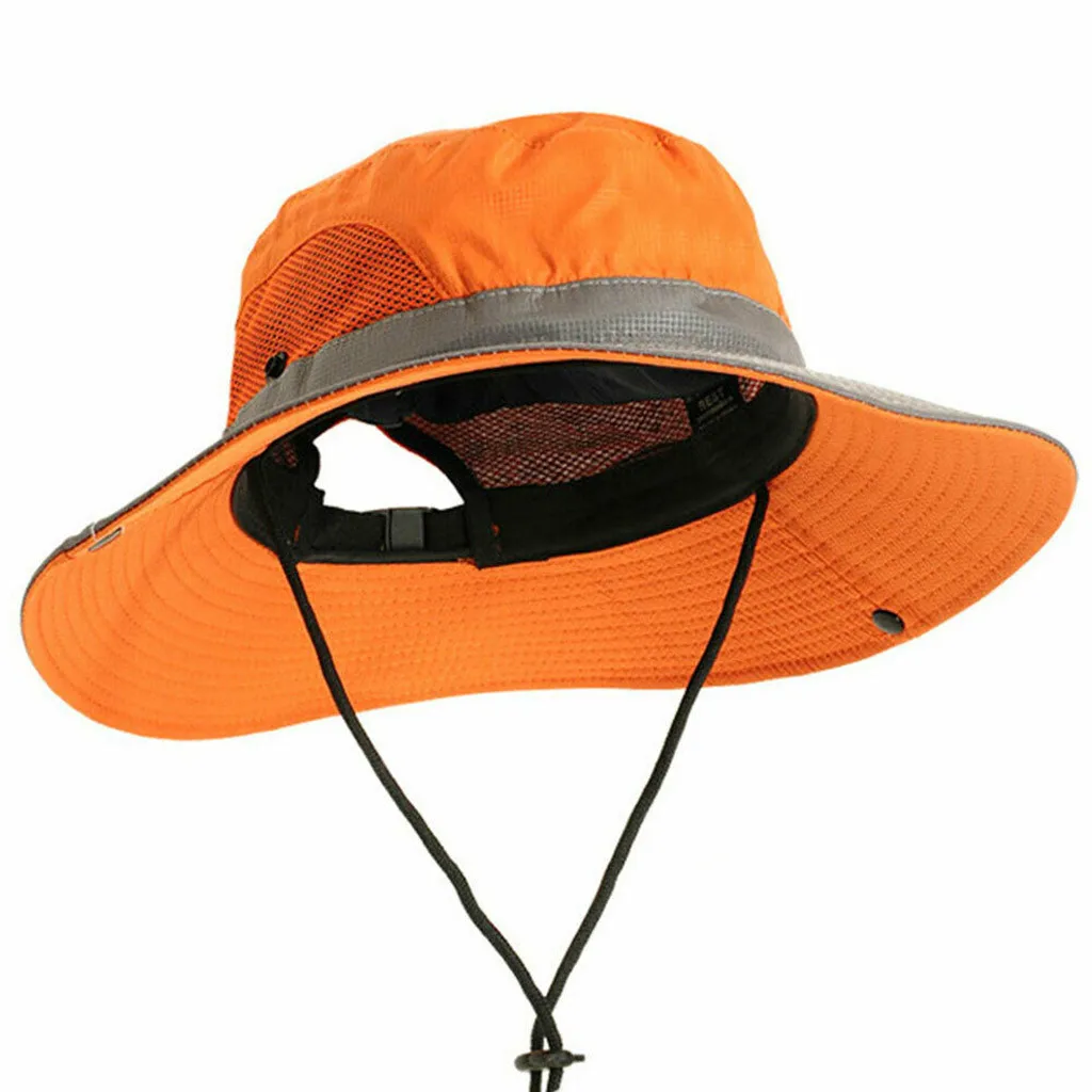 Feitong воздухопроницаемая Кепка Регулируемая Мужская и женская рыболовная сетка для кемпинга, альпинизма, активного отдыха, ковша, шляпа для путешествий, летняя повседневная#38