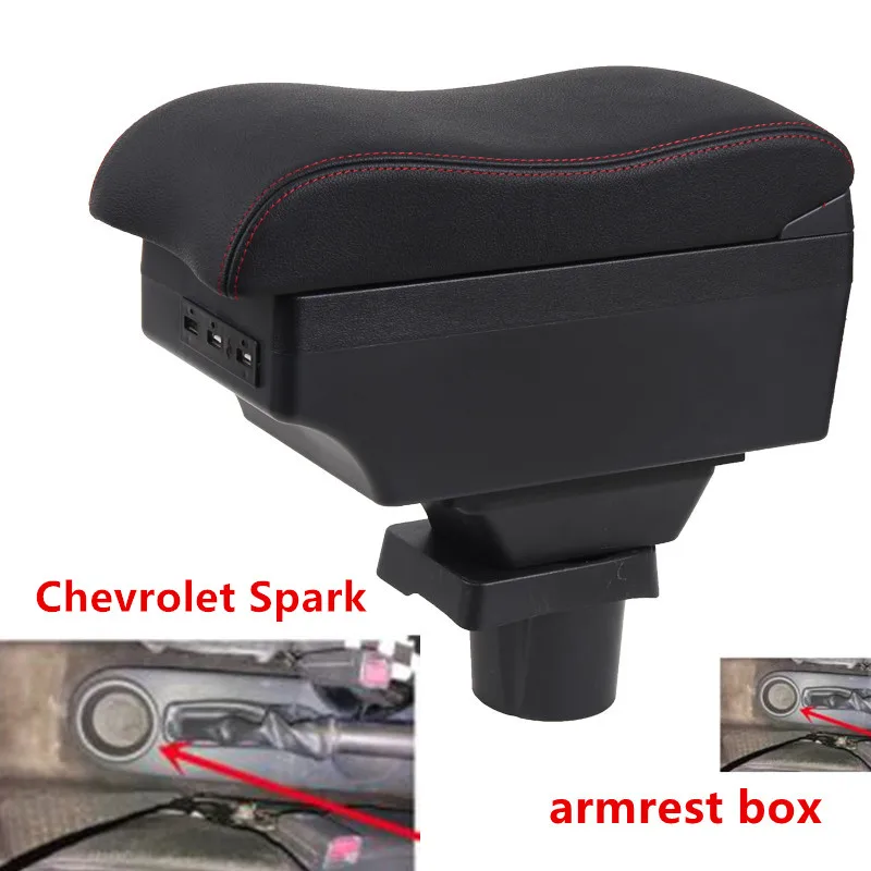 Для Chevrolet Spark III подлокотник коробка центральный магазин содержание Aveo T200 подлокотник коробка