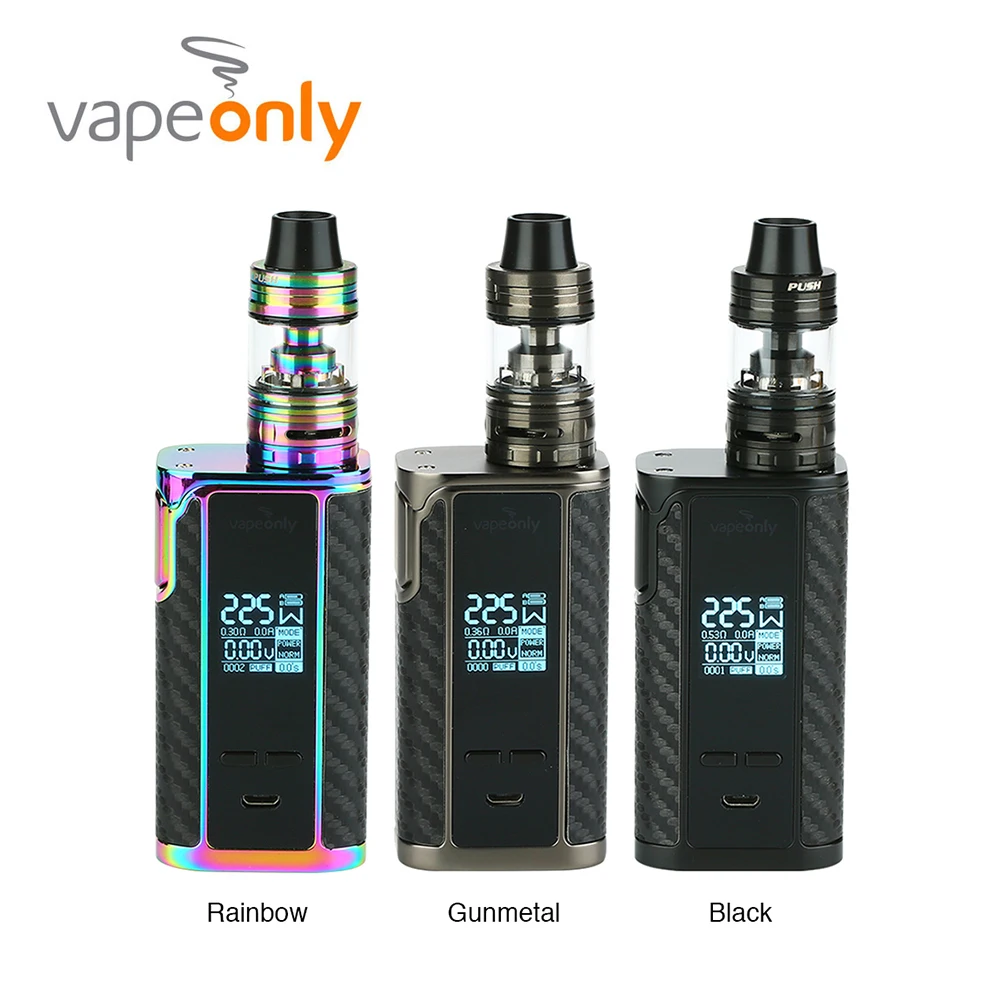 

Original 225W Vapeonly Captain PD1865 TC Kit with CAPTAIN Mini SUBOHM 3.6ml No 18650 Battery Box Mod Vape Kit Vs Drag 2 / Shogun