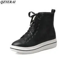 QZYERAI New arrival fashion new youth women ankle boots casual shoes women of shoes motorcycle boots