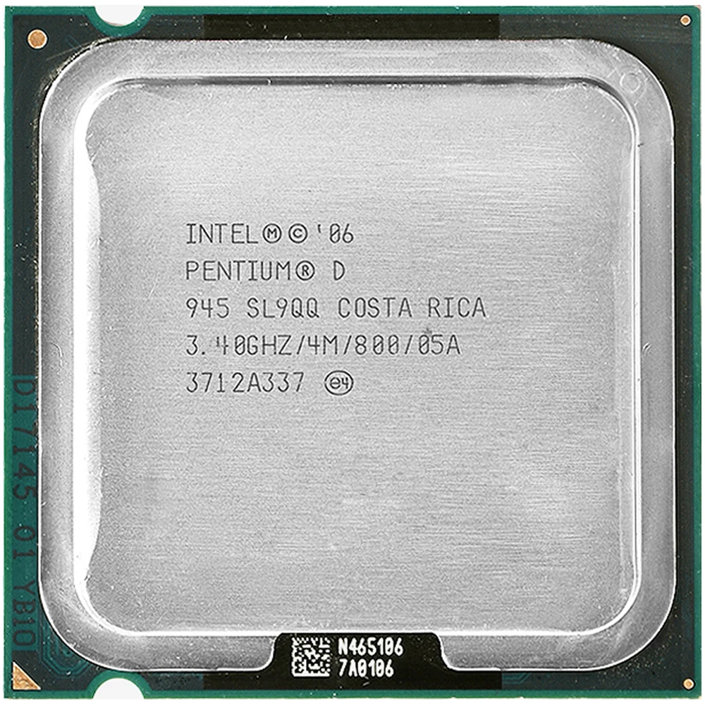 Intel Pentium D 945 Prosesor PD 945 Intel D945 (3.4 GHz/4 M/800 GHz) socket LGA 775 Gratis ...