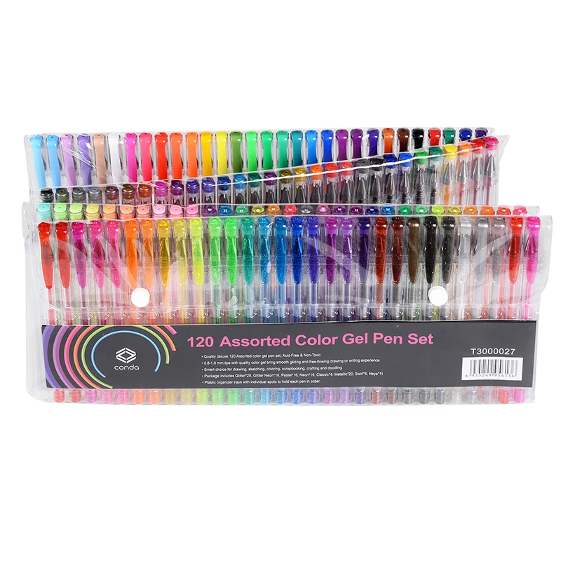 CONDA Coloração Gel Pen Set-120 ÚNICO Conjunto