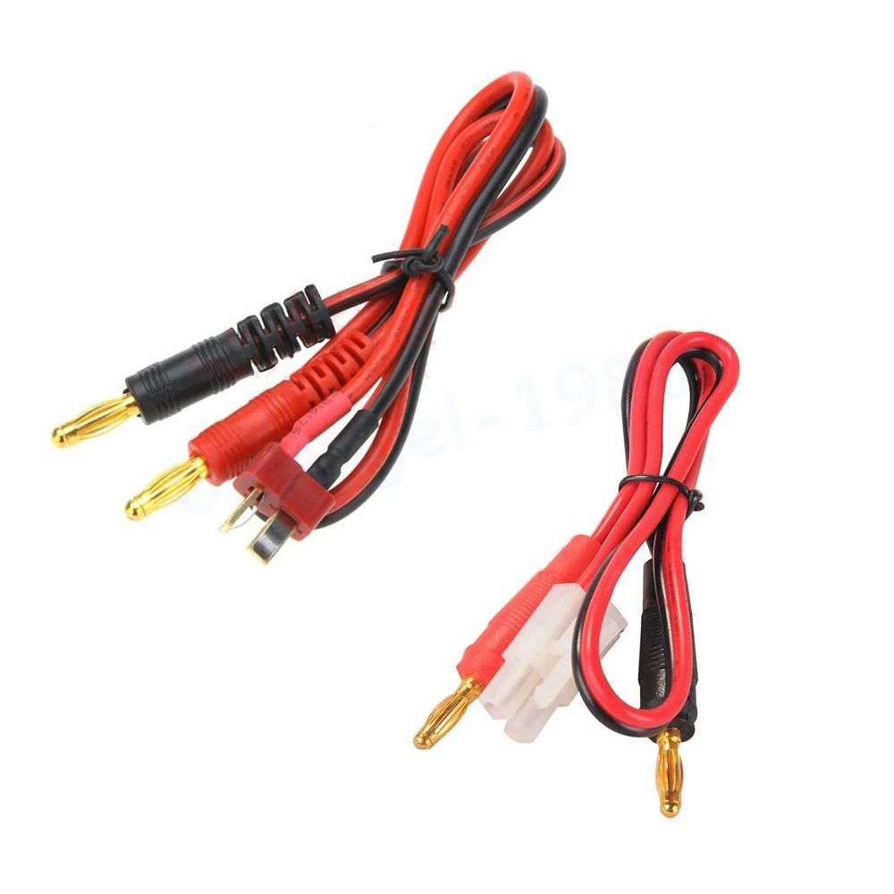 

Wholse Original 10pcs RC Connector Cable T plug Deans Connector to Banana Tamiya Plug to Banana for IMAX B6 B6AC B8 Chargers