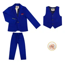 Fiore di Estate Dei Ragazzi Da Sera Formale Giacca Sportiva del Rivestimento Della Maglia Pantaloni 3Pcs Insieme Dei Vestiti Per Bambini Da Sposa Tuxedo Vestito di Compleanno Per Bambini Costume