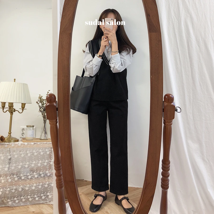 Autumn Winter Women Sweater vest Knitted Jumper Warm Female sweater vest sherpa vest puffer vests vest for women sleeveless Autumn Winter Women Sweater vest Knitted Jumper Warm Female sweater vest sherpa vest puffer vests vest for women sleeveless