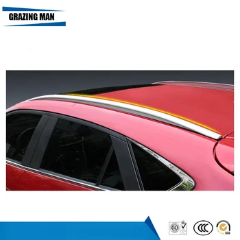 

Hot selling aluminium alloy material sliver color 2 pcs CX-4 roof rack luggage rail