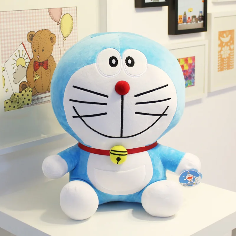 Хит аниме 25 см постоять за меня Doraemon плюшевые игрушки кукла CuteCat мягкие животные