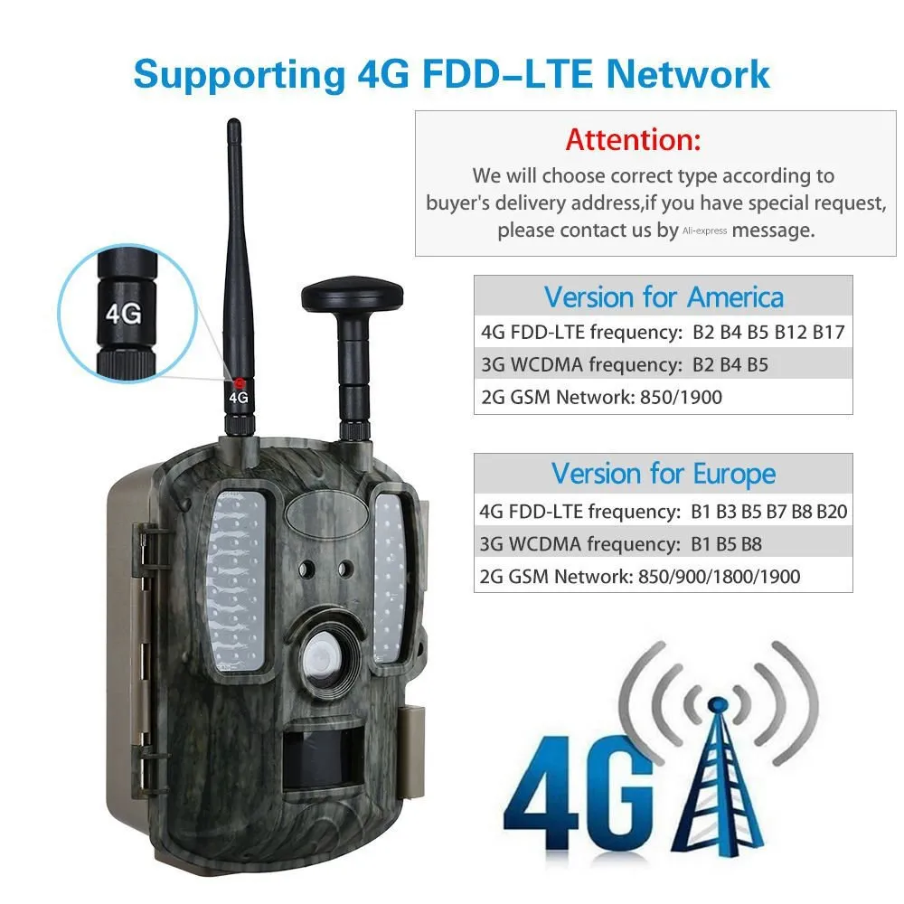 Photo-Traps 4G Hunting Scout Wildcamera BL480LP HD 12MP 1080P 4G Forest Ghost Trail Camera video game hunter camera for hunting (2)