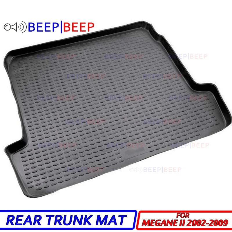 

For Renault Megane II 2002-2009 Sedan car trunk liner boot cargo mat tray floor carpet boot cargo rear mat luggage car styling