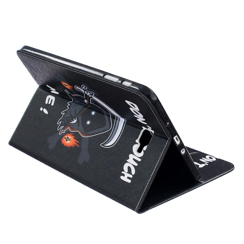 For Samsung Galaxy Tab A 10.1 Case T580T585SM-T580T580N Case Tablet Cover Print Folio PU Leather Wallet Protective Shell Bag (72)