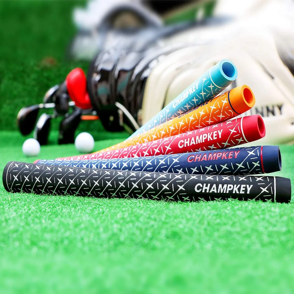 Набор резиновых ручек для гольфа Champkey X из 13 стандартных шестицветных больших нижних ручных ручек-высокие отзывы резиновые ручки для