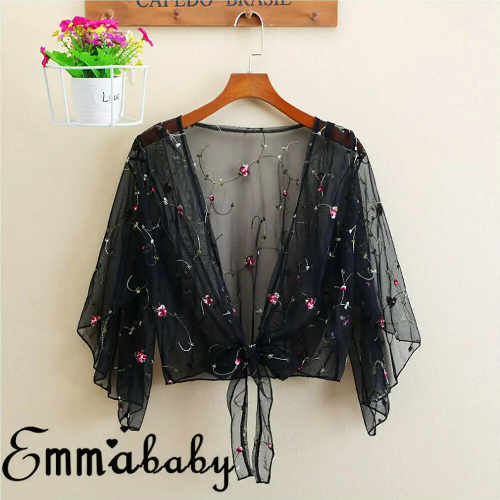 

New Women Ladies Fashion Casual Cic Summer Blouse Long Sleeve Floral V Neck Blouse Party Clubwear