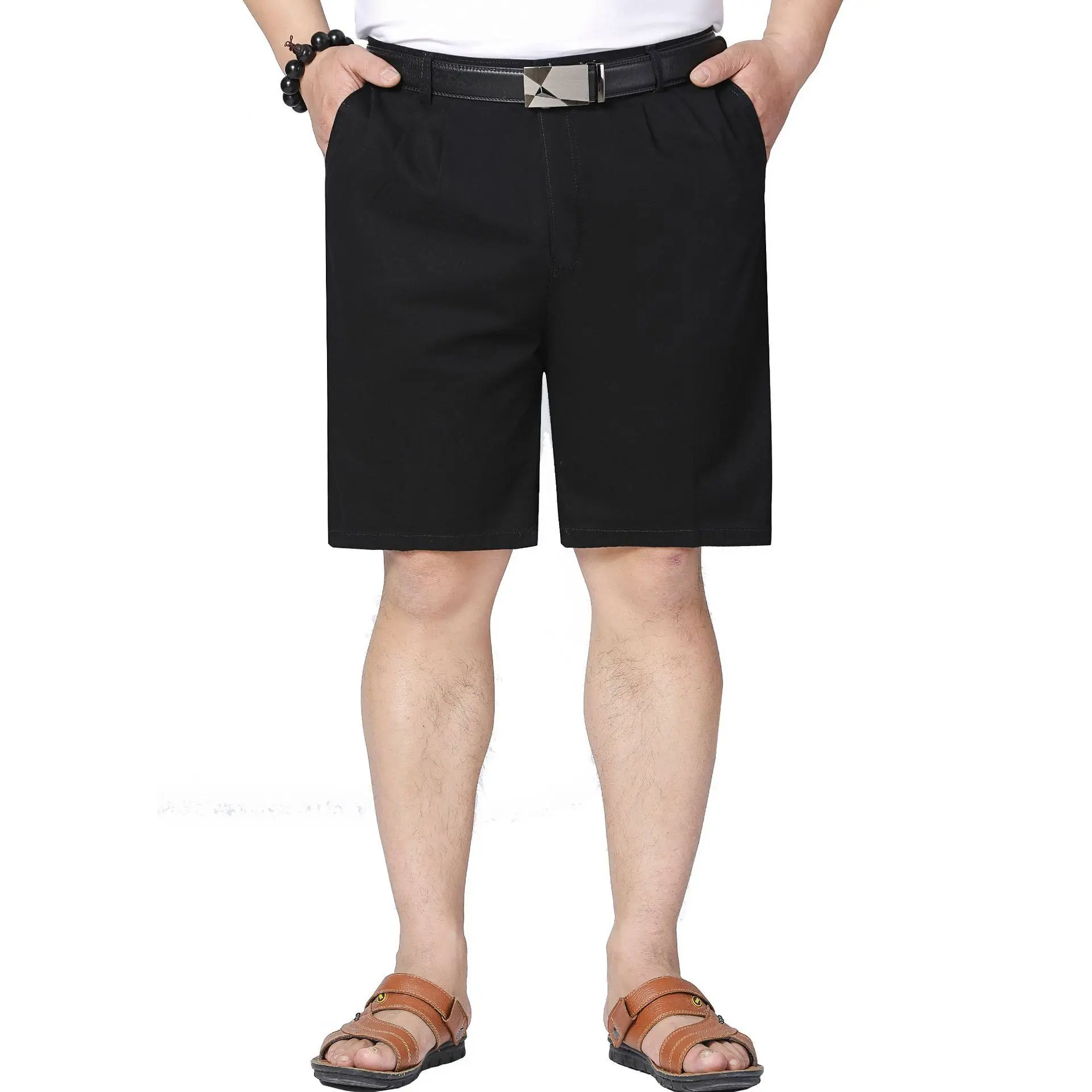 Middle aged Casual Shorts loose cotton 
