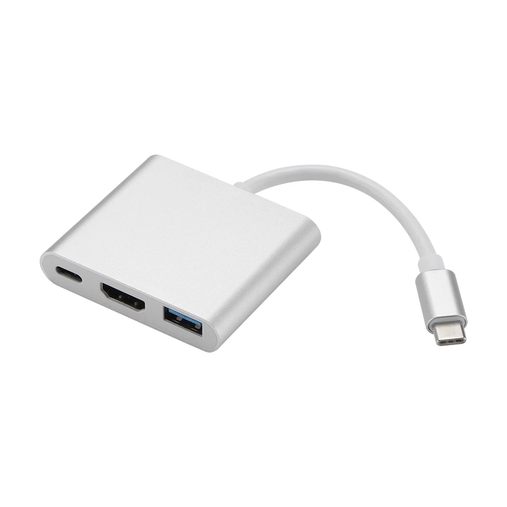 Разветвитель типа C концентратор usb type C к HDMI USB 3,0 адаптер для зарядки конвертер USB-C 3,1 адаптер для MacBook Pro Pixel huawei