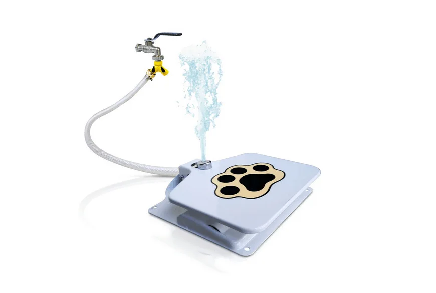 High Quality Pet Water Feeder Pedal Pet Fountain Fashion Stainless