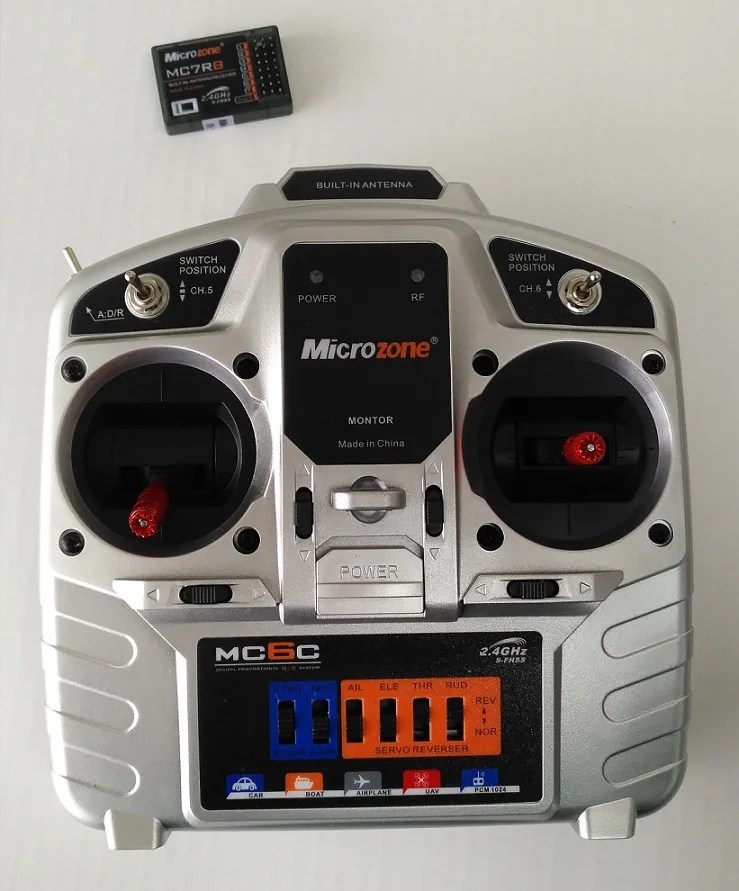 

2.4Ghz 6ch Radio Control MC6C for RC Airplanes