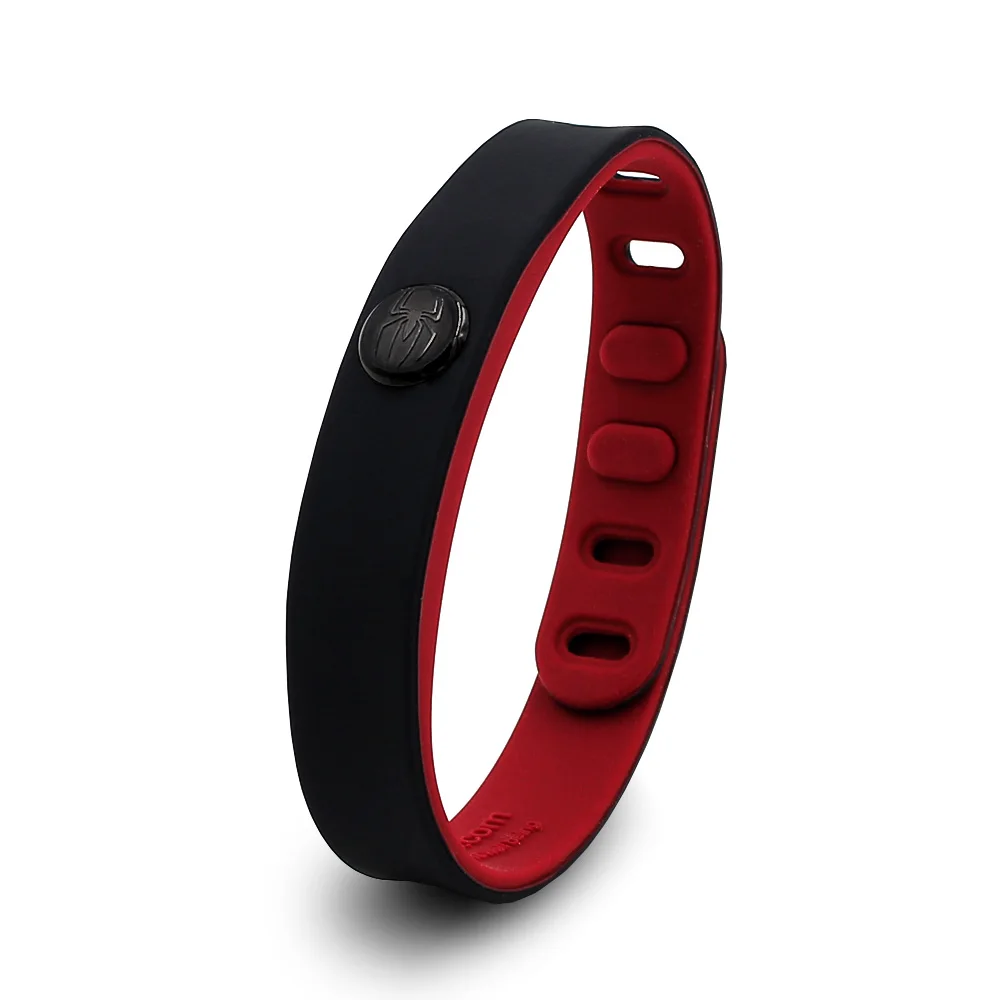 Ionics Hero Series Spiderman Idea Band 3000 Ions Sports Ionics Hero Series Spiderman Idea Band 3000 Ions Sports Waterproof Anium Healthy Bracelet Wristband Balance Body In Hologram Bracelets From Jewelry