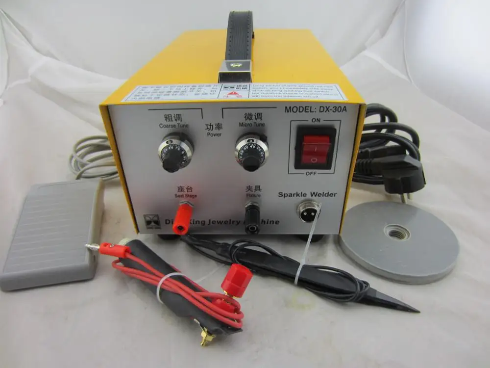 

gold spot spark welder,mini jewelry welding machine, electric welding machine,220V pulse welder with extra 1 electrode