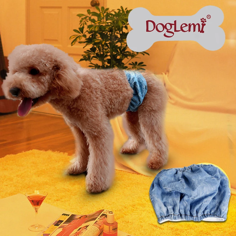 New Arrival Small Dog Pants Jeans Material Soft Pet Dog Pants Male Dog