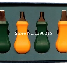 Инструмент для ремонта часов: набор из 4 шт., открывающийся нож, чехол для часов