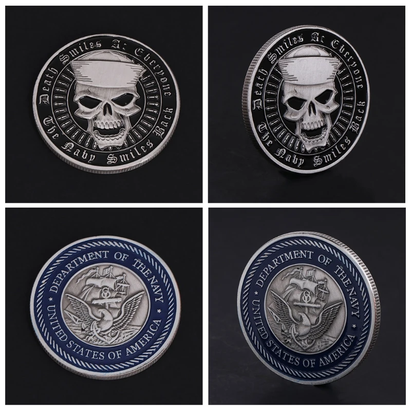 Commemorative Coin American Navy Army Collection Art Gift Bitcoin Alloy Souvenir Commemorative Coin American Navy Army Collection Art Gift Bitcoin Alloy Souvenir