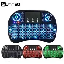 RGB mi ni Беспроводная клавиатура Air mouse USB клавиатура Дистанционное управление освещение тачпад для Xiaomi mi box Android tv Box A95X X96