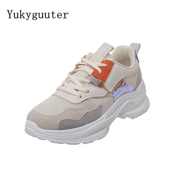 

Woman Sports Running Shoes Flats Outdoor Summer Breathable Couple Shoes Lightweight Athletic Mesh Sneakers Lace Up Women