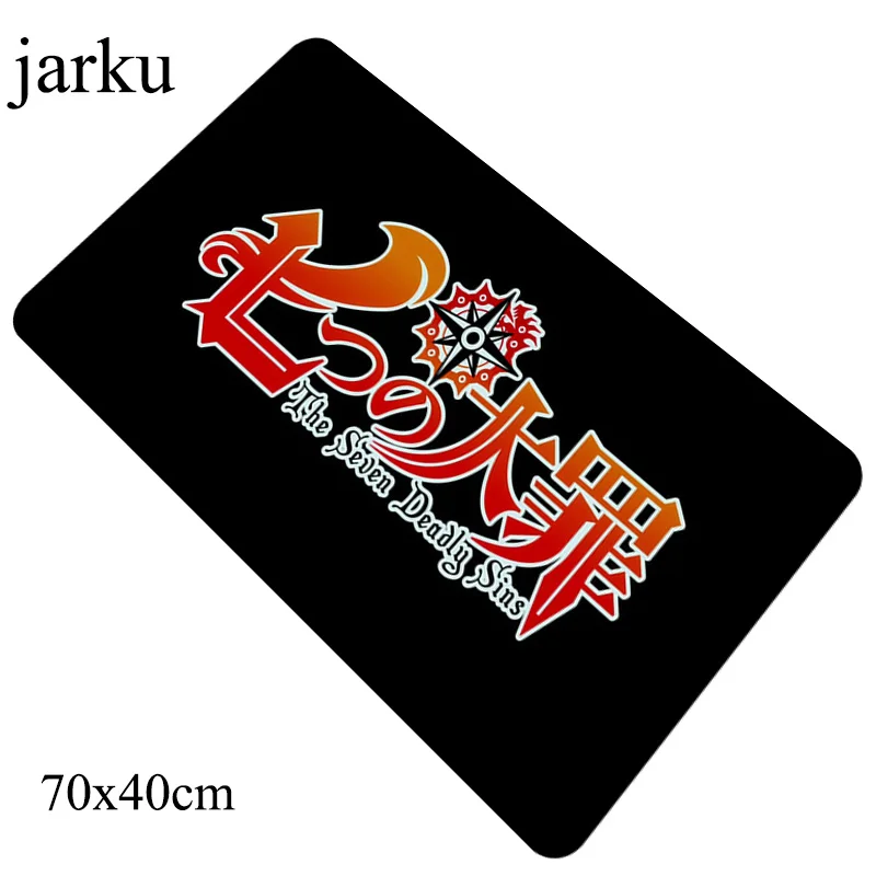 Nanatsu no taizai коврик для мыши 700x400x3 мм гелевая компьютерная мышь игровой мат геймпад пк геймер подарок игровой коврик для мыши офисный коврик для мыши