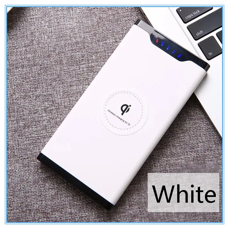

2019 Qi Wireless Charger 10000mAh Portable USB Power Bank Wireless Charging for iPhone X 8 Plus Samsung Note 8 S8 PowerBank