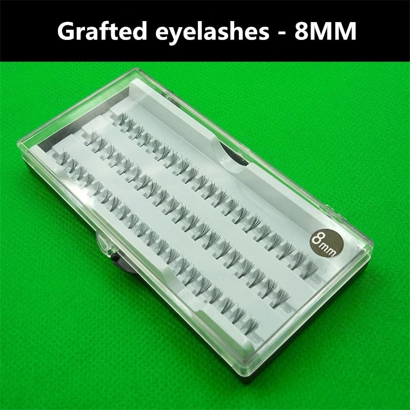 

Planting grafted false eyelashes tufted bundle 8mm 60 tidy single distinct quality 4p