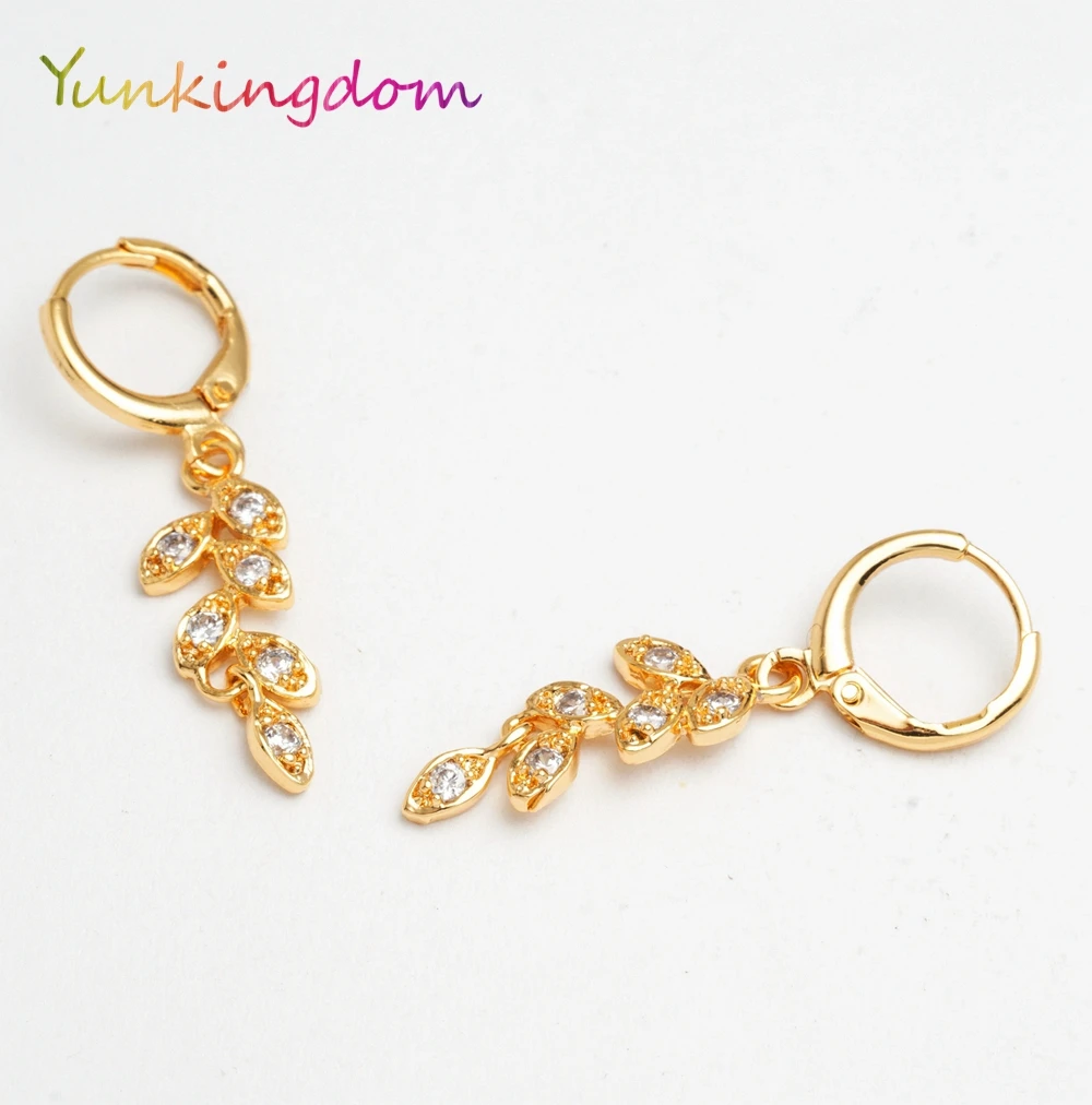 Висячие серьги Yunkingdom с листьями женские модные для женщин|earrings boy|earrings onyxearrings