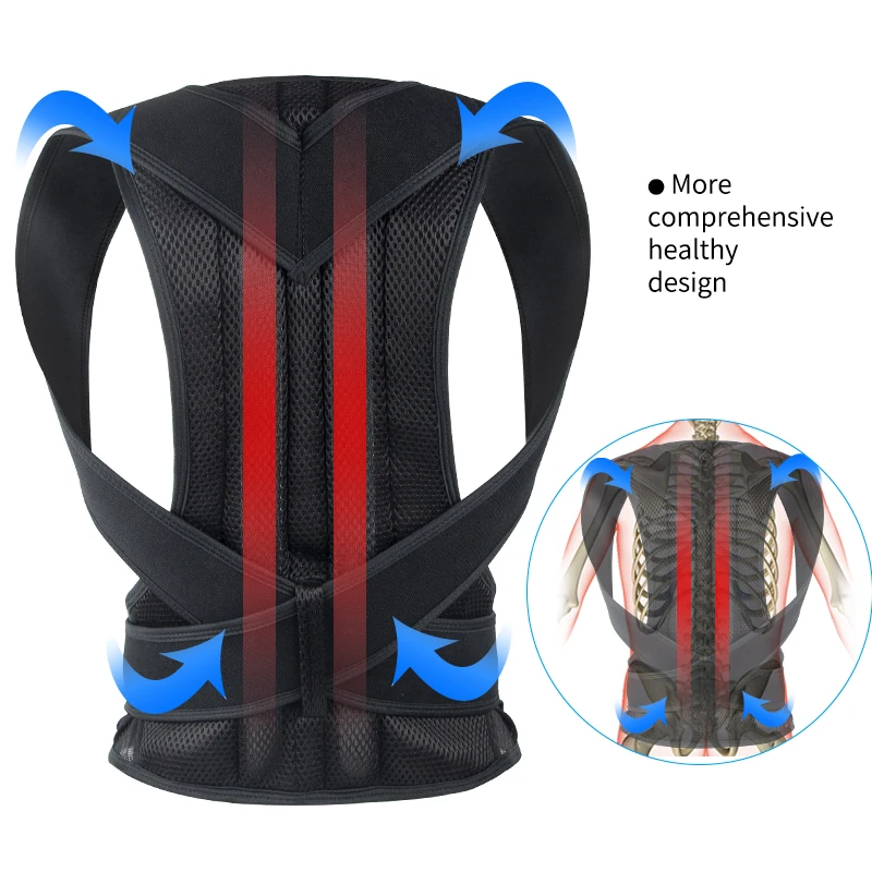 “ Cinto de Suporte da Coluna Ajustável Adulto Corset Cinto Corrector