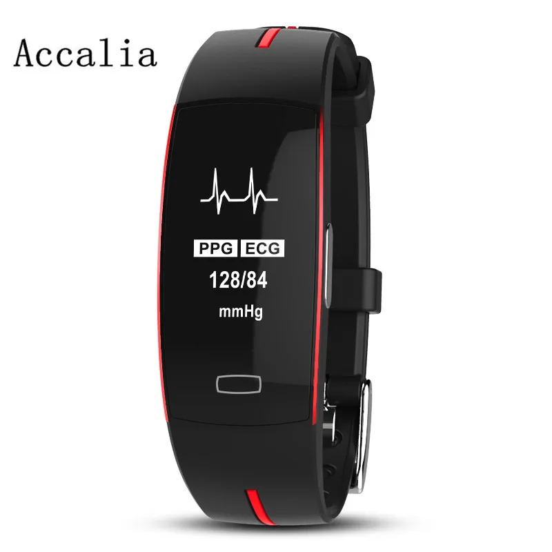 

ACCALIA Professional Sport Smart Watch IP67 Waterproof ECG+PPG Wristband Fitness Tracker electronics wristband