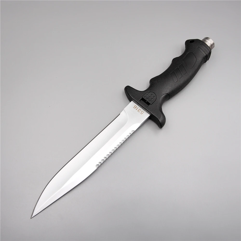 Chinese army diving knife 440c fixed blade camping rust surface serrated portable wearable outdoor tactical knife with sheath Chinese army diving knife 440c fixed blade camping rust surface serrated portable wearable outdoor tactical knife with sheath