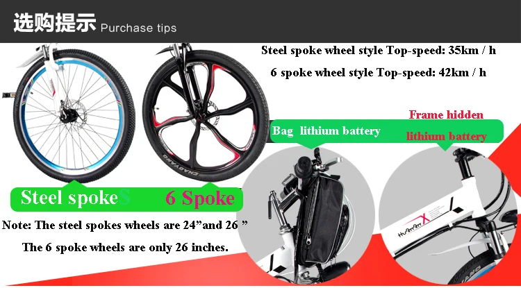 Discount 21 - 26 - Inch Folding Electric Bike Speed Mountain Bike 48v Lithium Mini Long Rang Ebike Battery Pack Adult Smart Lcd 6