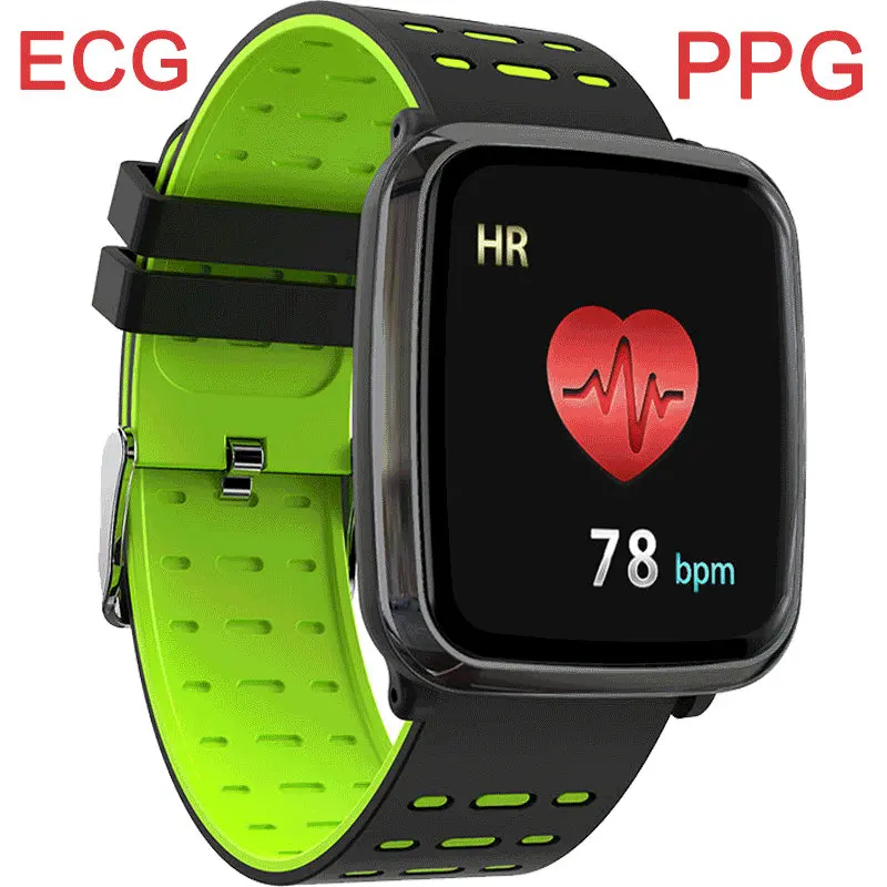 

Full Screen Smart Watches PPG+ECG Blood Oxygen Pressure Smart Wristband Heart Rate Monitor Fitness Tracker Sports Smart Bracelet