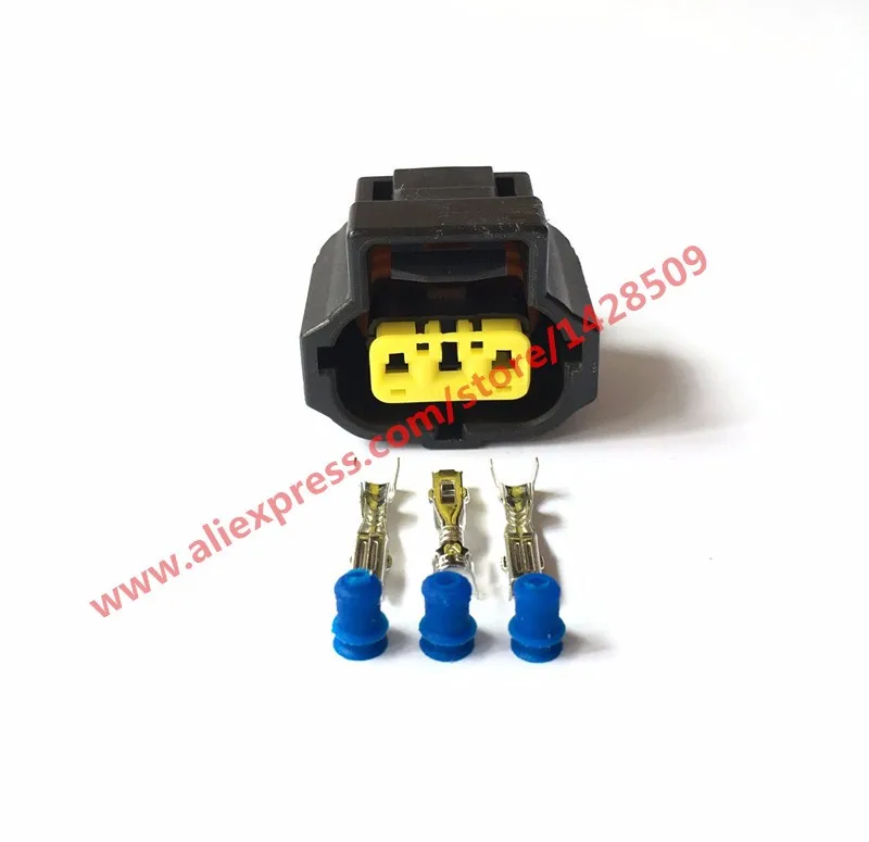 5 комплектов Tyco Amp 3 Pin Pico 5716PT 1996-On для генератора Ford три свинца проводки косички 1U2Z-14S411-TA разъем провода 184032-1